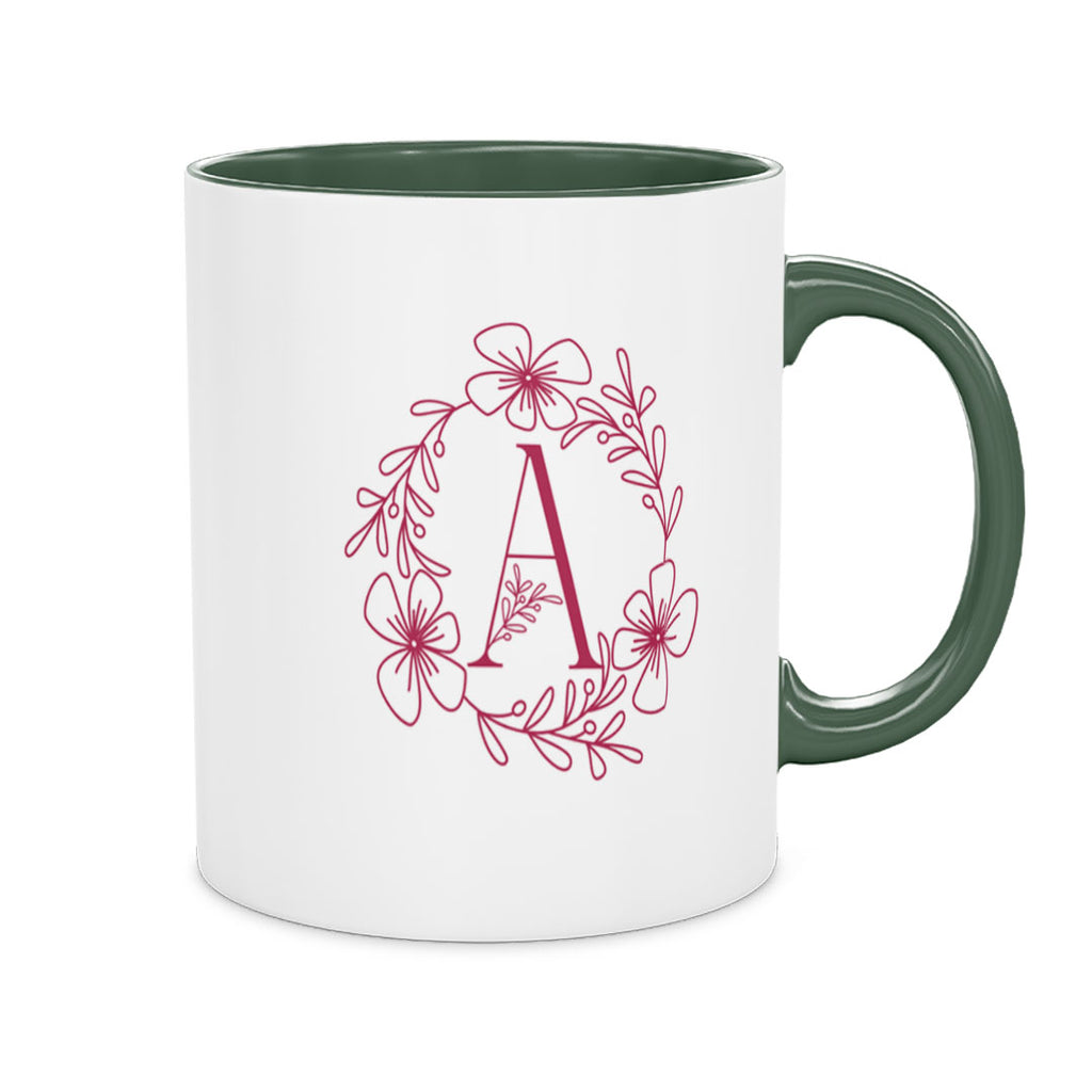 PP-MUG-11OZ-GREEN - Green Ceramic 11oz Mug Mockup