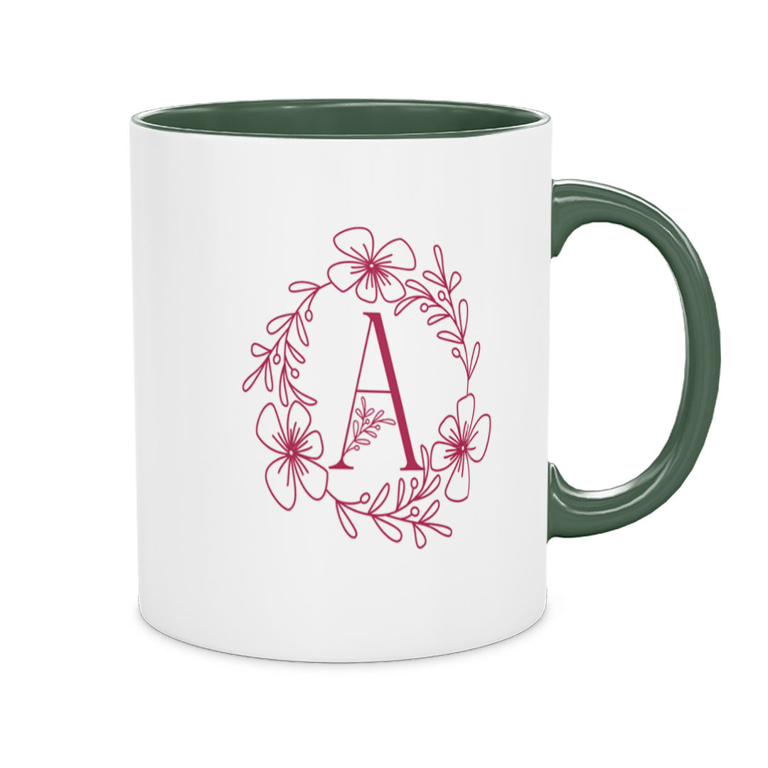 PP-MUG-11OZ-GREEN - Green Ceramic 11oz Mug Mockup