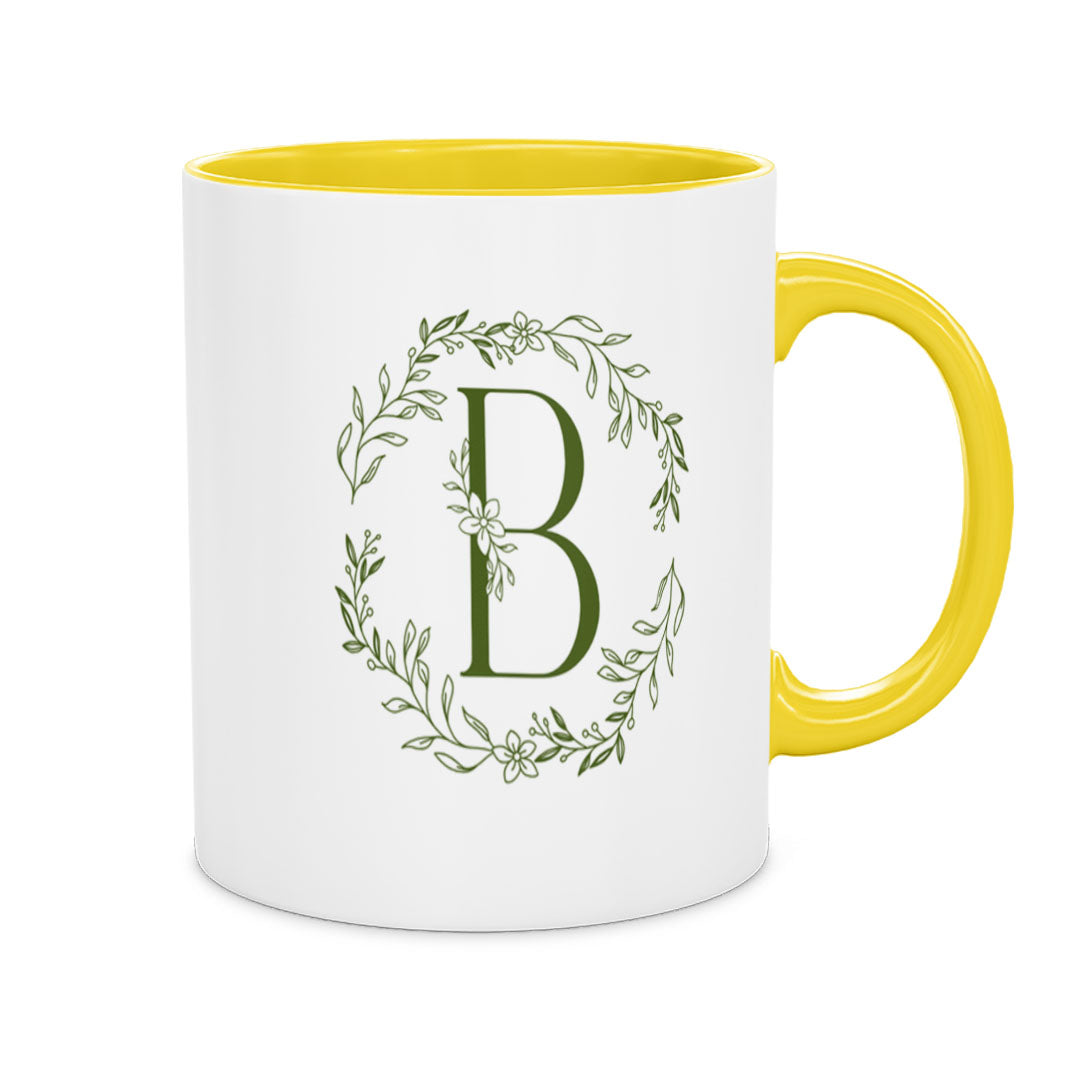 PP-MUG-11OZ-YELLOW - Yellow Ceramic 11oz Mug Mockup