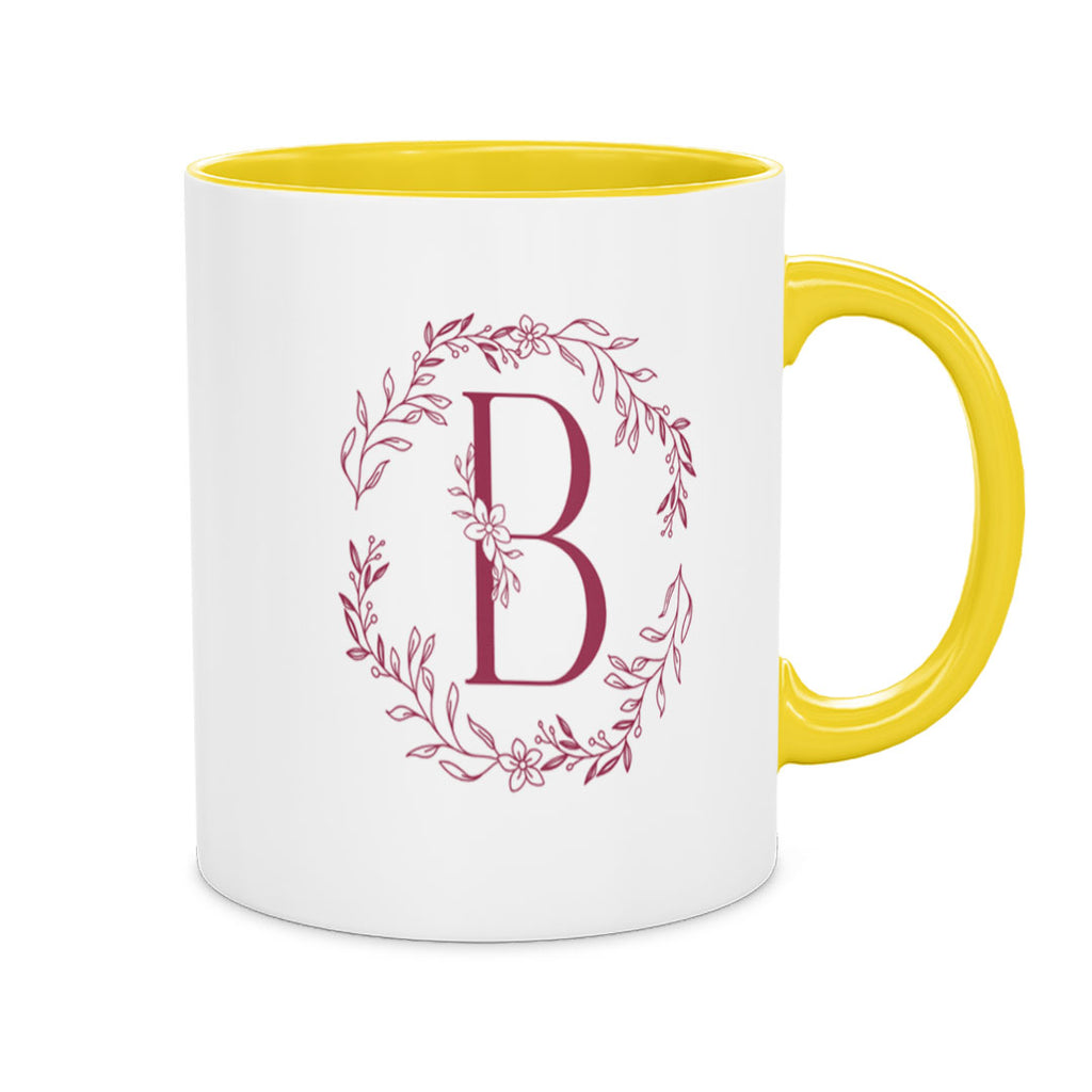 PP-MUG-11OZ-YELLOW - Yellow Ceramic 11oz Mug Mockup