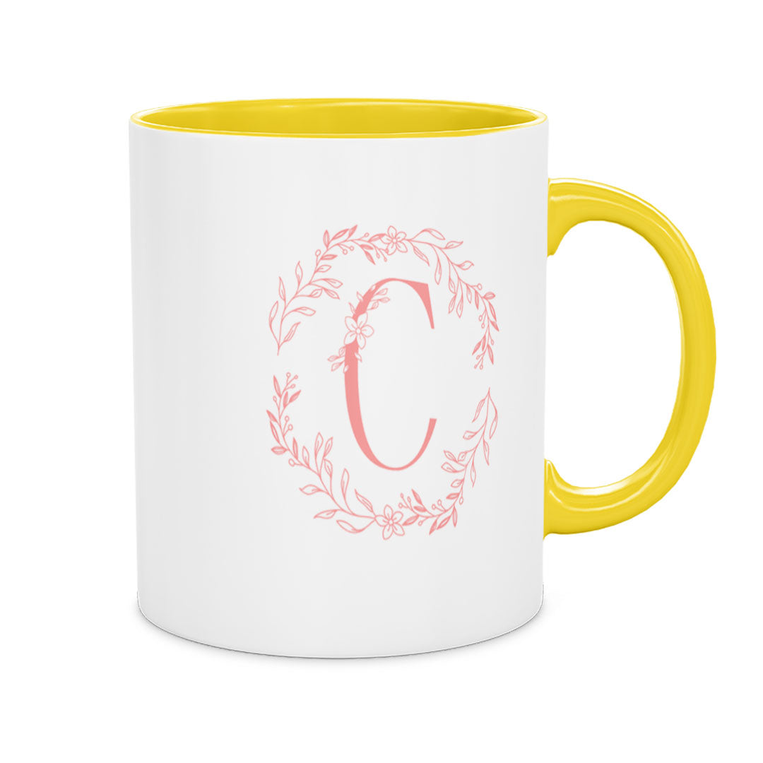 PP-MUG-11OZ-YELLOW - Yellow Ceramic 11oz Mug Mockup
