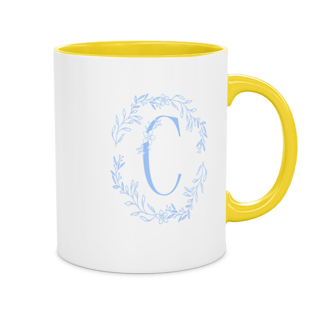 PP-MUG-11OZ-YELLOW - Yellow Ceramic 11oz Mug Mockup