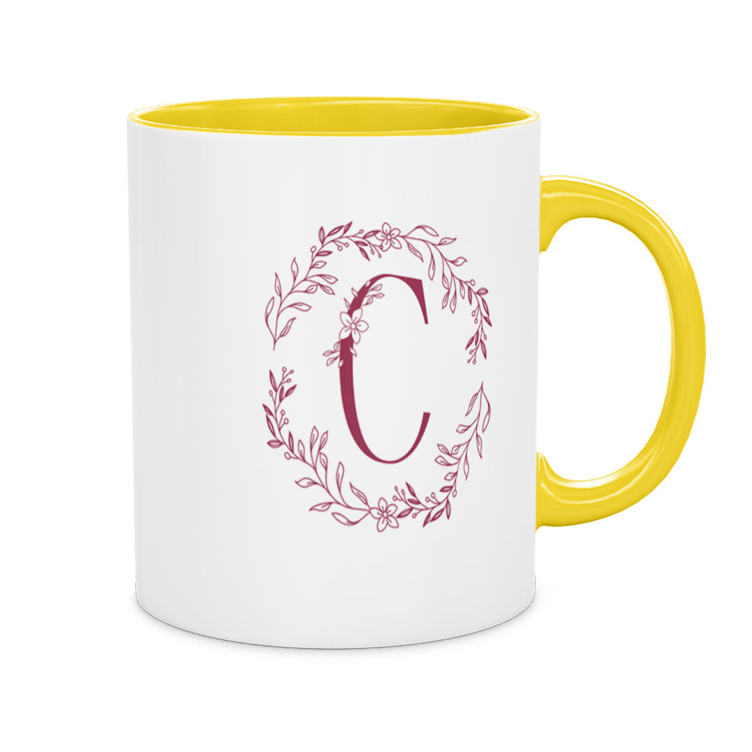 PP-MUG-11OZ-YELLOW - Yellow Ceramic 11oz Mug Mockup