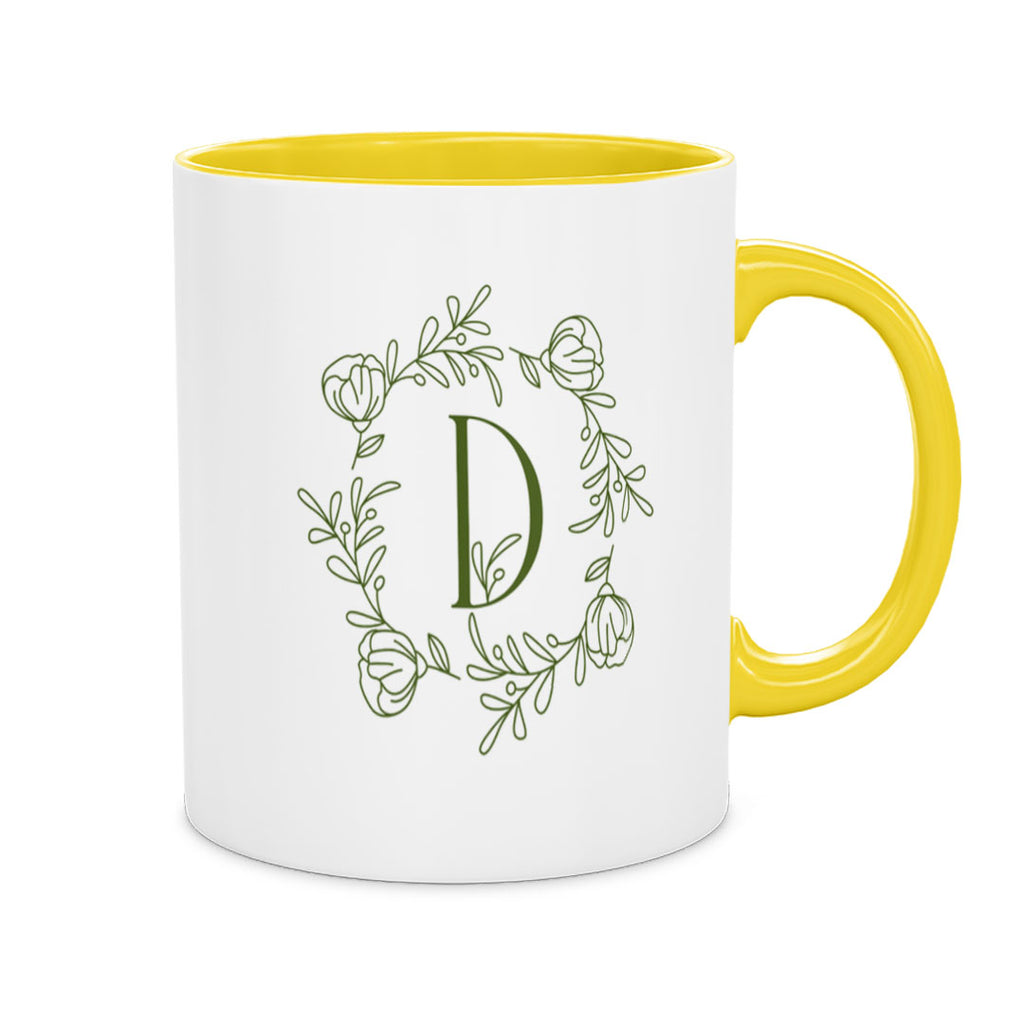 PP-MUG-11OZ-YELLOW - Yellow Ceramic 11oz Mug Mockup