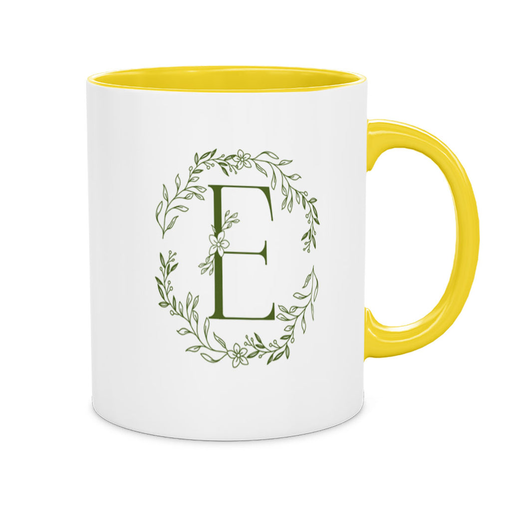 PP-MUG-11OZ-YELLOW - Yellow Ceramic 11oz Mug Mockup