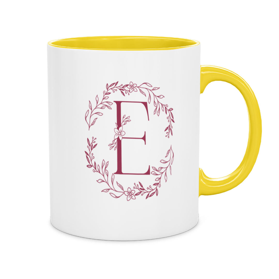 PP-MUG-11OZ-YELLOW - Yellow Ceramic 11oz Mug Mockup