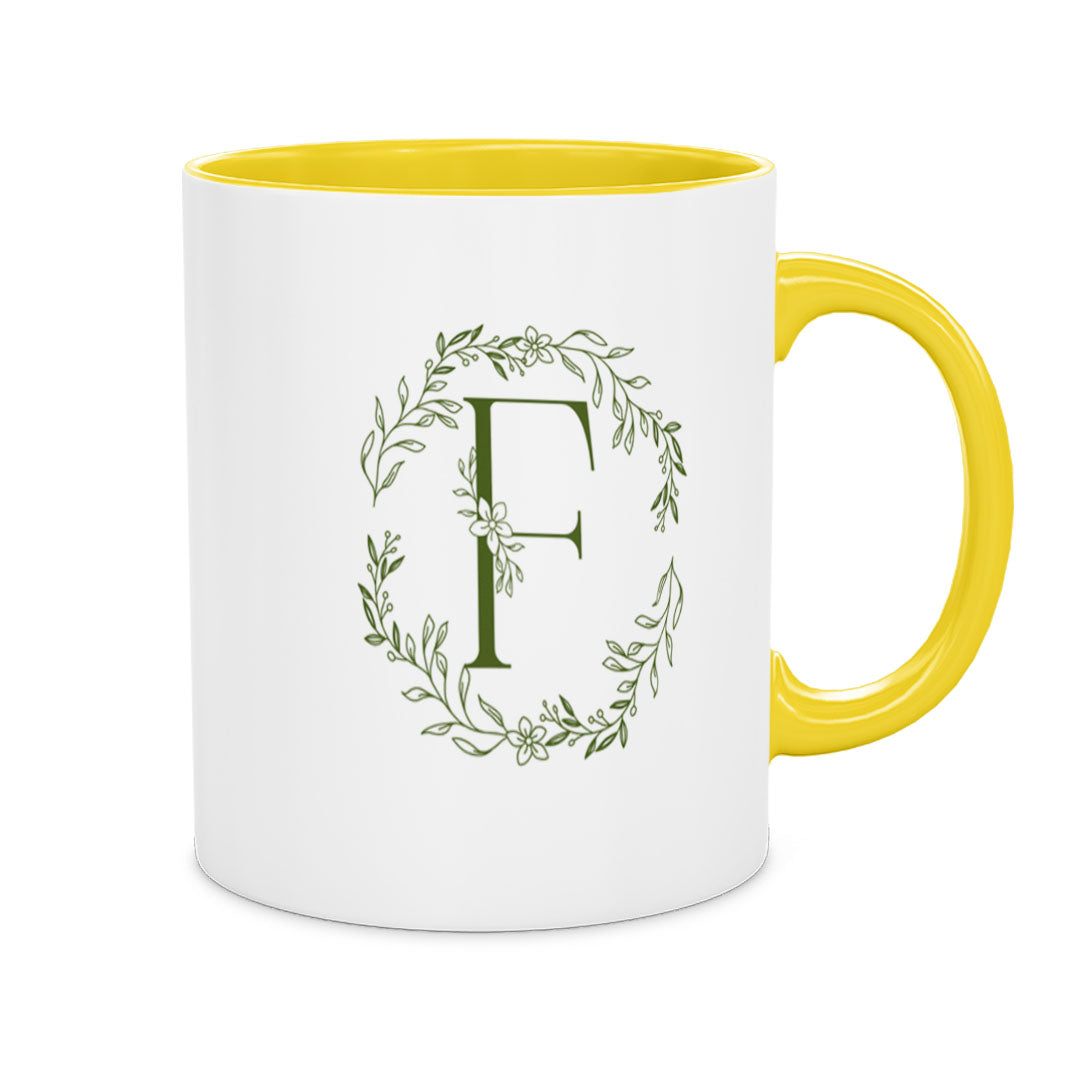 PP-MUG-11OZ-YELLOW - Yellow Ceramic 11oz Mug Mockup