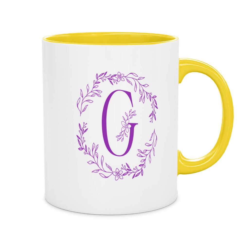 PP-MUG-11OZ-YELLOW - Yellow Ceramic 11oz Mug Mockup