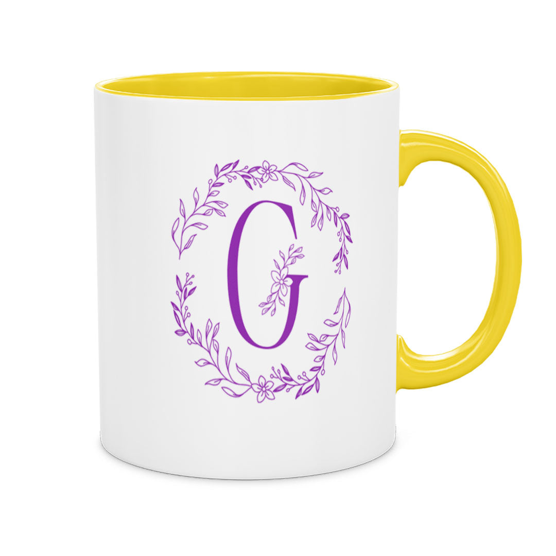 PP-MUG-11OZ-YELLOW - Yellow Ceramic 11oz Mug Mockup