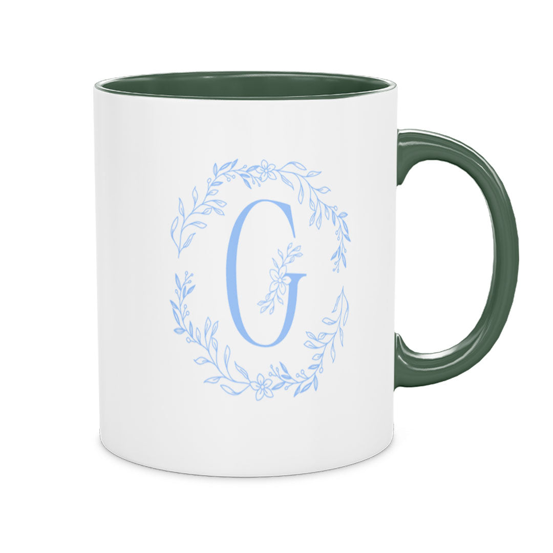 PP-MUG-11OZ-GREEN - Green Ceramic 11oz Mug Mockup