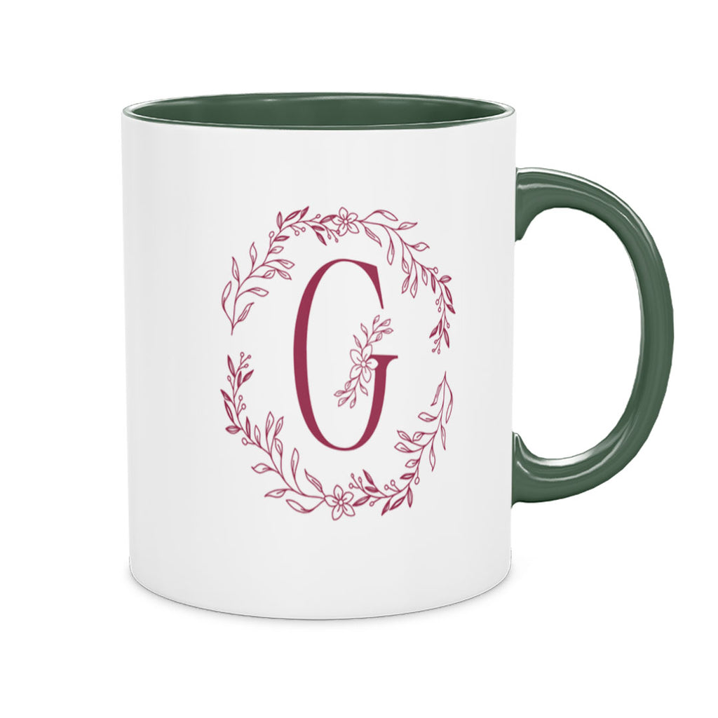 PP-MUG-11OZ-GREEN - Green Ceramic 11oz Mug Mockup