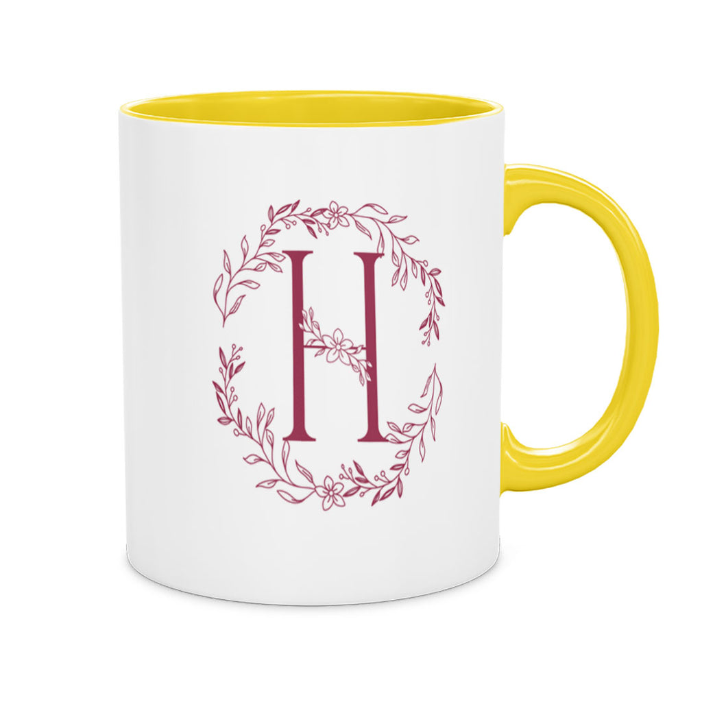 PP-MUG-11OZ-YELLOW - Yellow Ceramic 11oz Mug Mockup