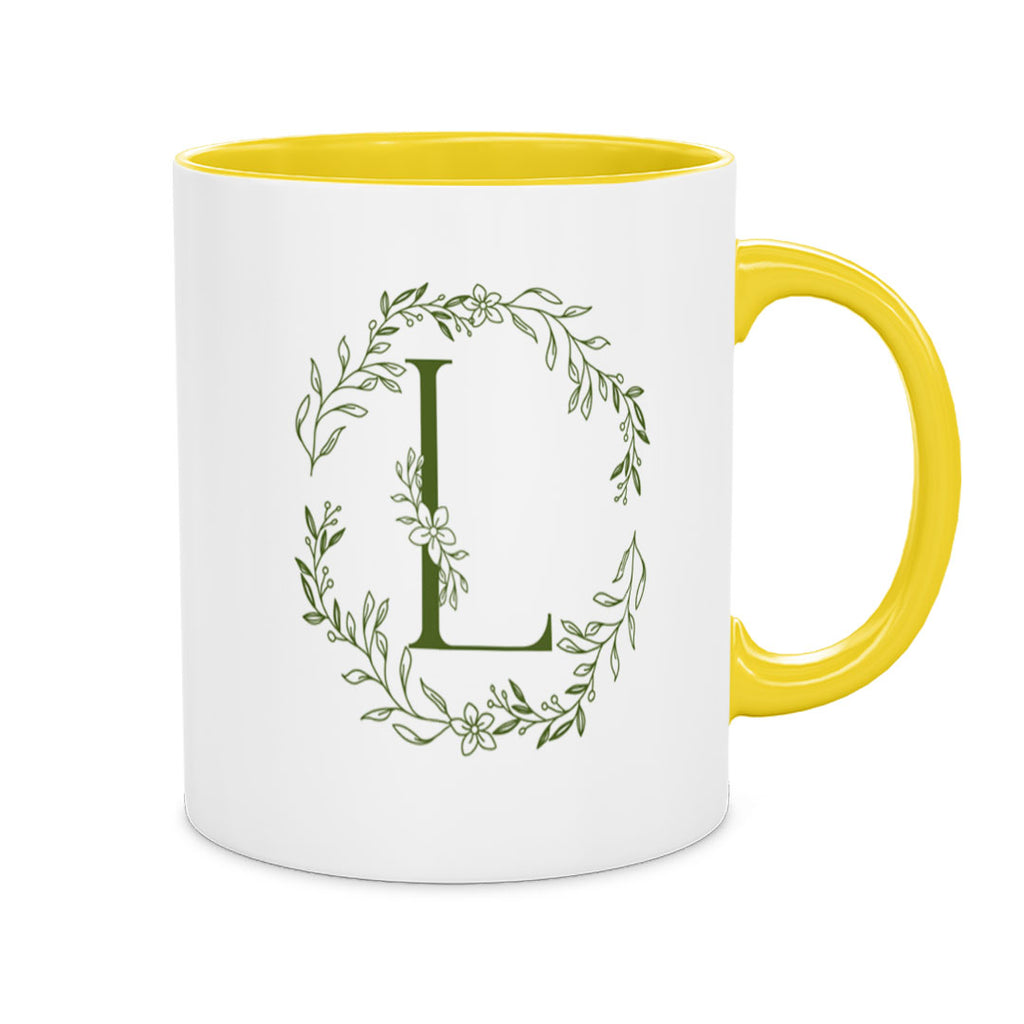PP-MUG-11OZ-YELLOW - Yellow Ceramic 11oz Mug Mockup