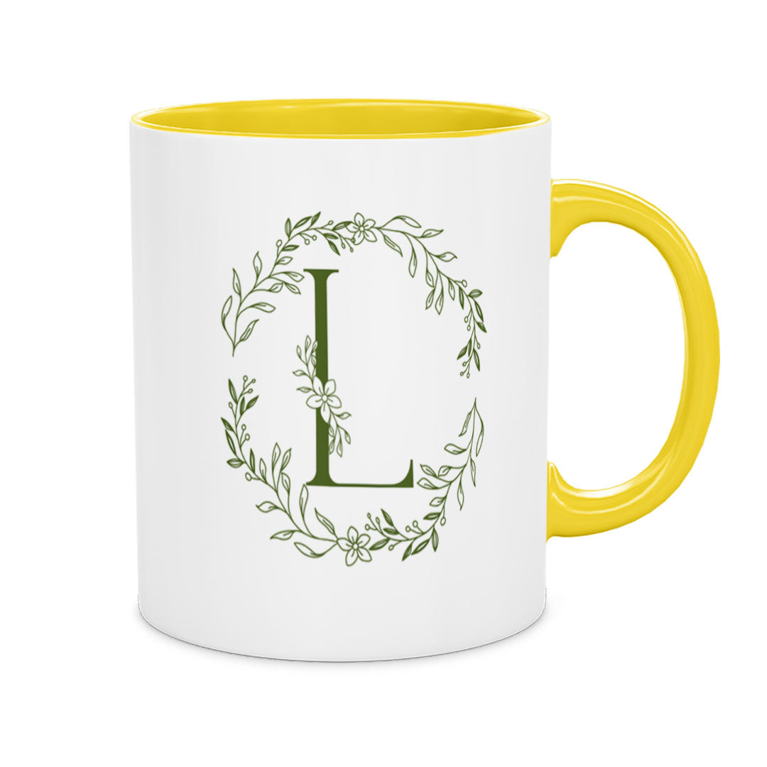 PP-MUG-11OZ-YELLOW - Yellow Ceramic 11oz Mug Mockup