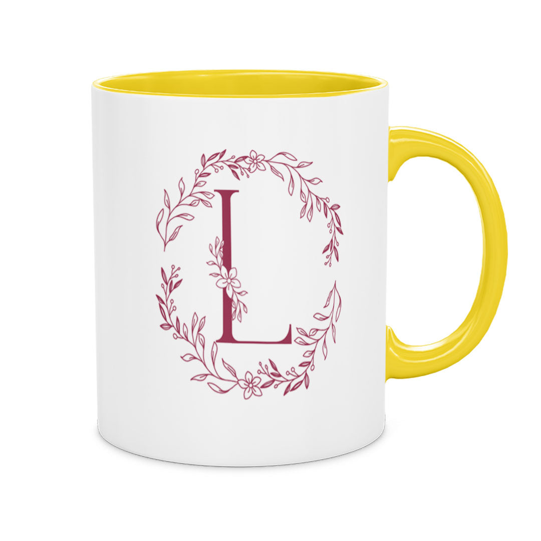 PP-MUG-11OZ-YELLOW - Yellow Ceramic 11oz Mug Mockup