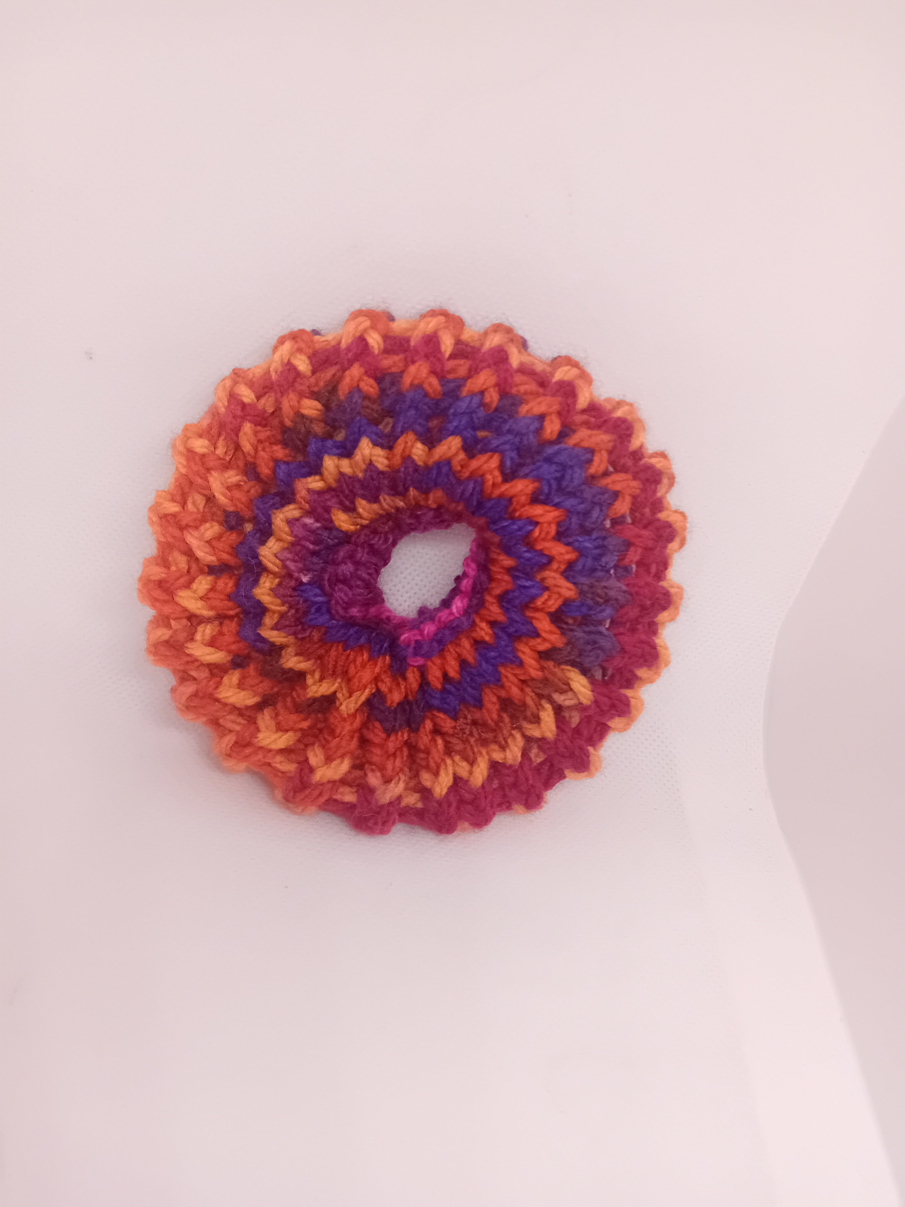 Sunset burst scrunchie