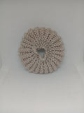 Neutral Beige Chunky Knit Scrunchie