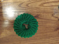 Forest Green Chunky Knit Scrunchie