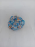 Plaid Blue scrunchie