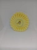 Sunny Yellow Knitted Scrunchie